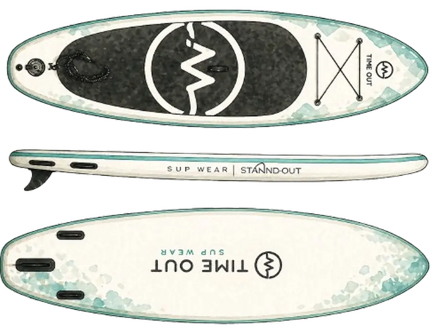 SUP experience illustration in Posočje